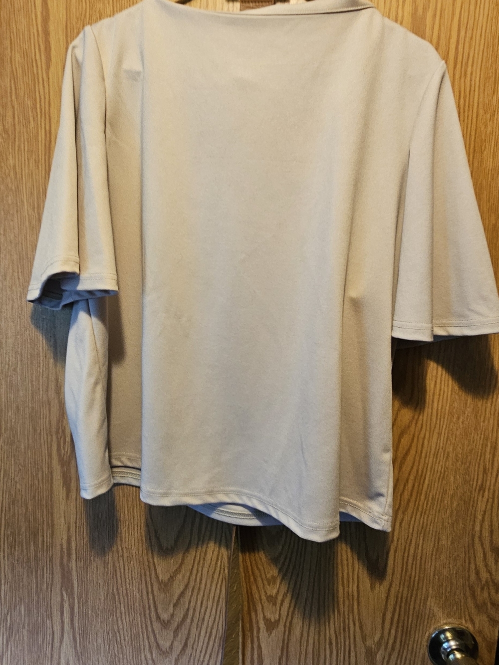 SHEIN Beige Short Sleeve Top